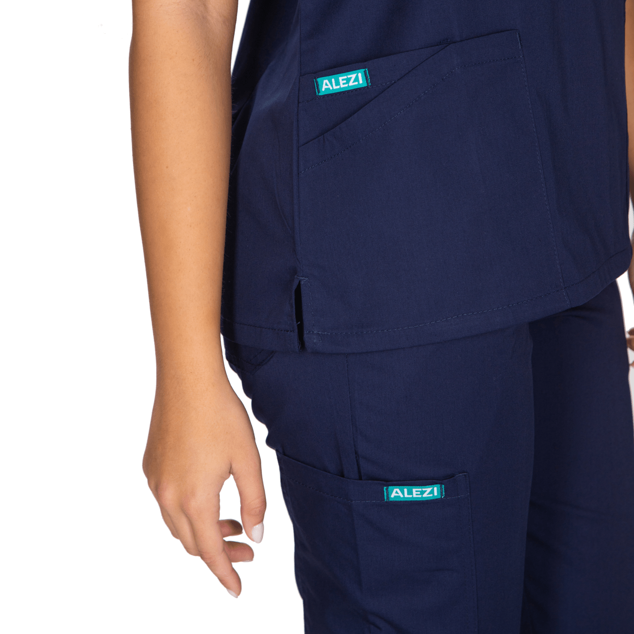 Scrub Woman – Stretch – Blue – ALEZI